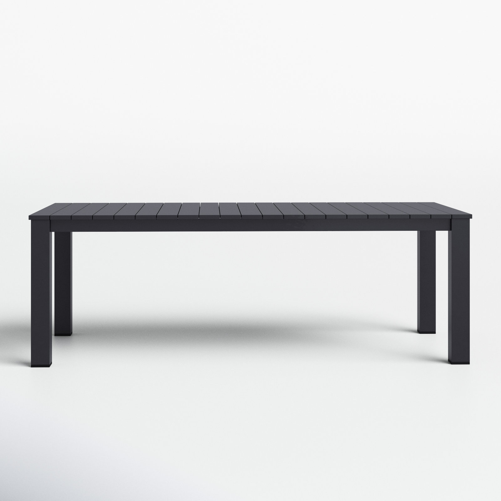 Ammelie 87" Patio Dining Table, Gray