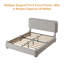 Base de lit plateforme tapissier Boucle avec tête de lit réglable et coins arrondis doux-647900477-647900472