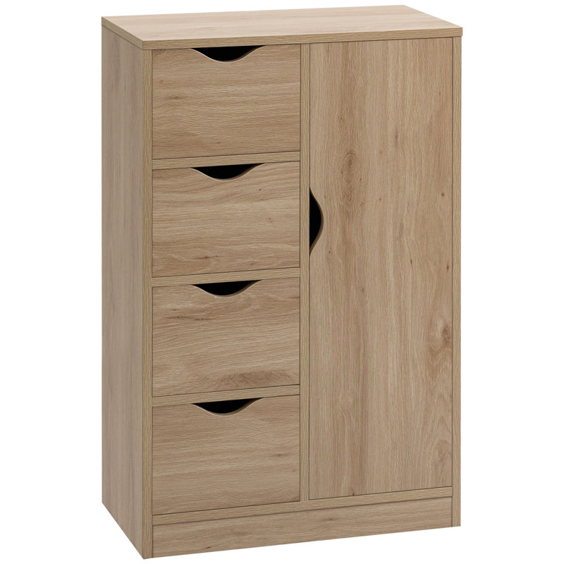 Freestanding Storage Cabinet, Oak