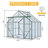  8x6FT Walk-in Greenhouse, Portable Pop-up Greenhouse for Indoor Outdoor, Plant Garden Green House with Zippered Doors-117549007