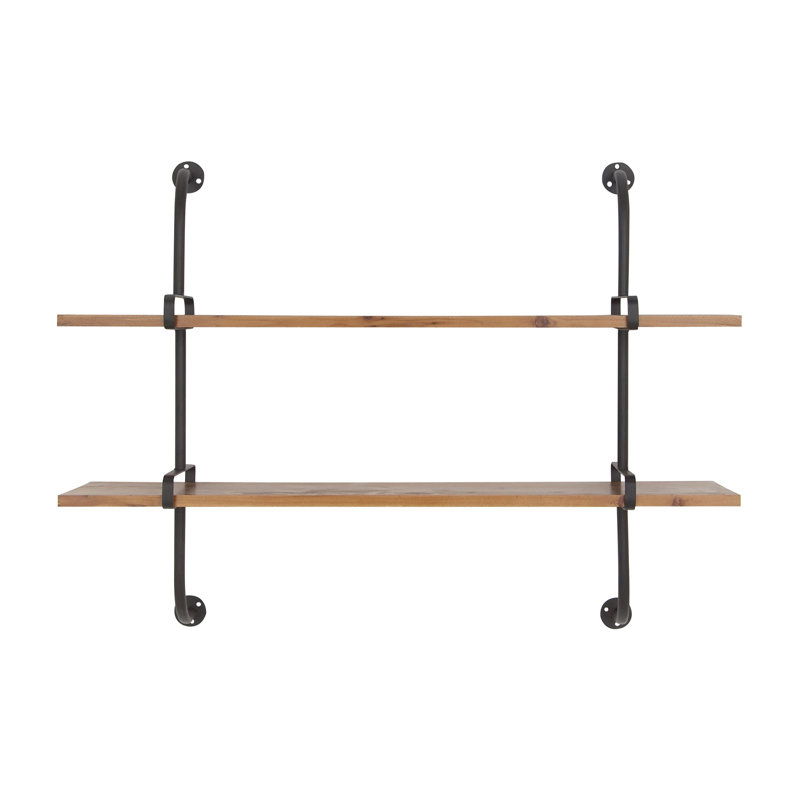 Springlake 2 Piece Wood Floating Shelf