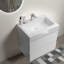 Grand meuble-lavabo flottant mural