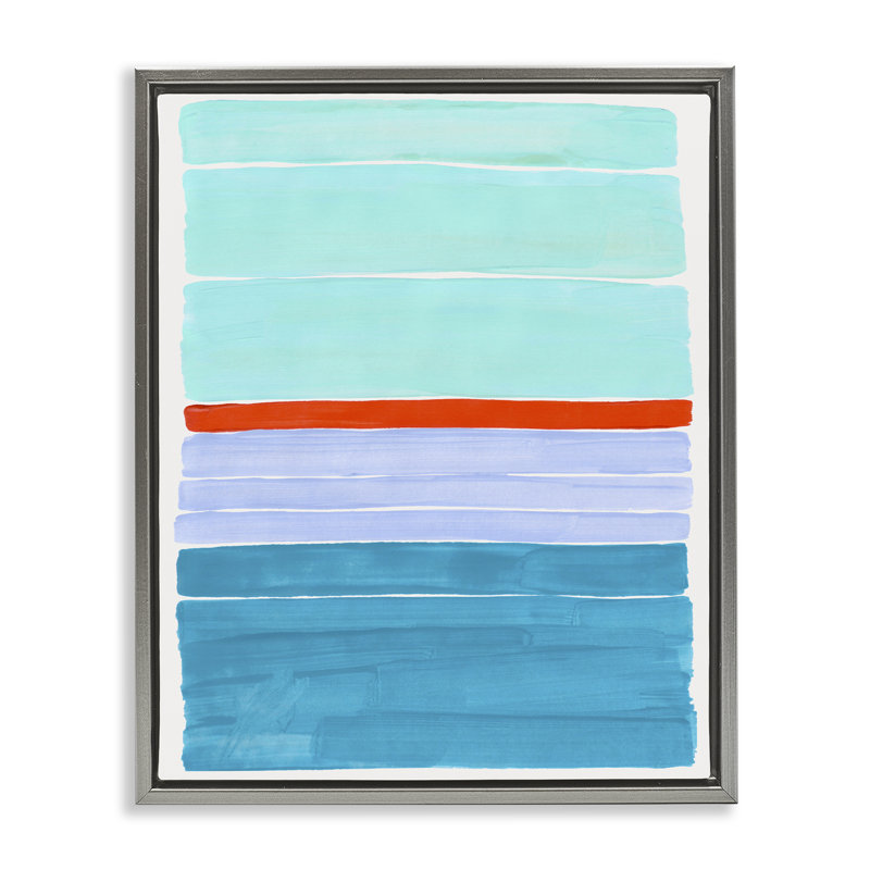 Cadre flottant Mid mid Sunshine Hues, design par 1x, Cadre flottant gris lustré, H 21 po x l 17 po