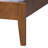 Bredyn Baxton Studio Fleur Mid-Century Woven Rattan Wood Queen Size Bed