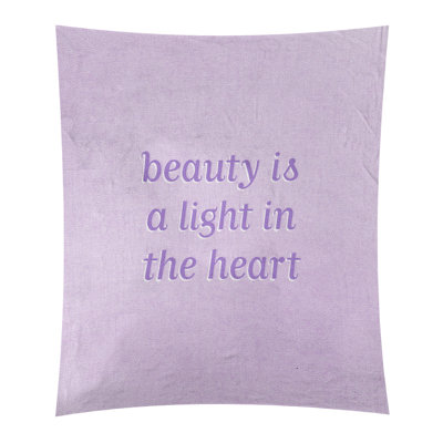 Tapisserie en polyester en citation de beauté