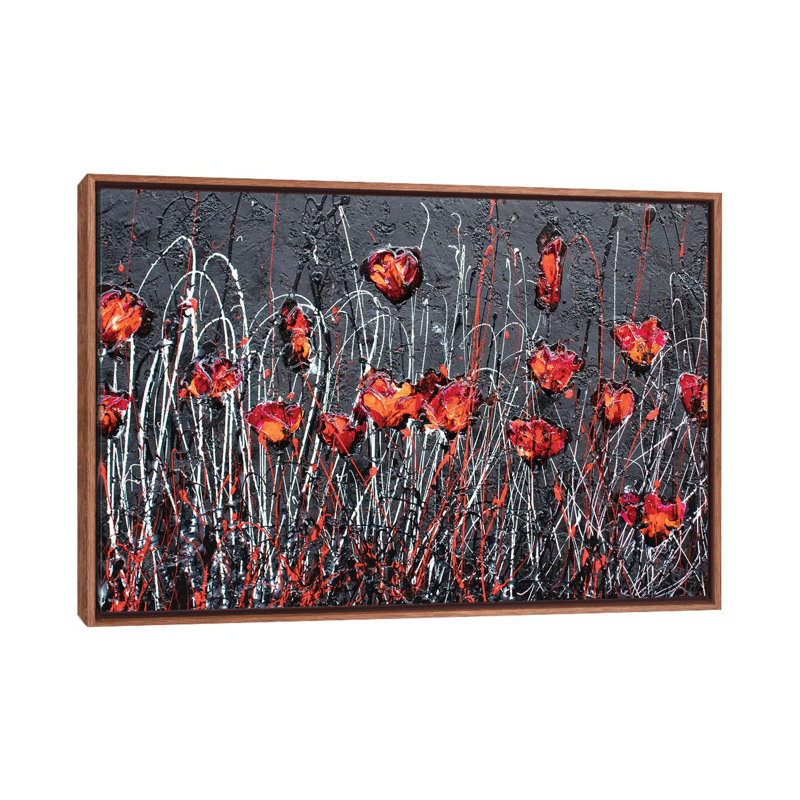 Pajama Party 1 Piece Painting on Canvas, 101.6 cm H x 66.04 cm W, Classic Brown Wood Framed