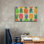 «Fruit Ikat Horizontal» par Paul Brent, art mural sur toile