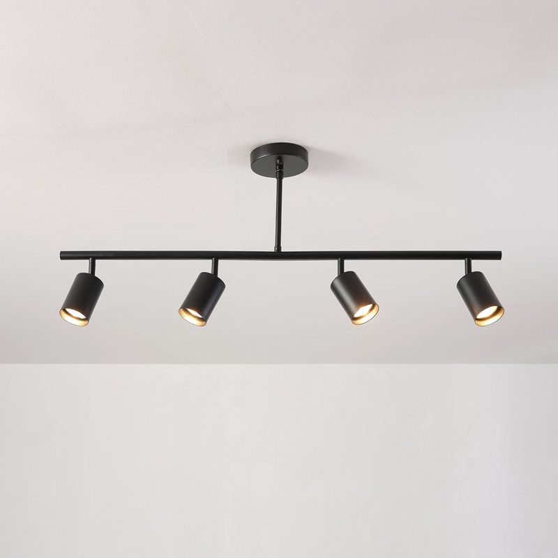 35'' 4 -Light Fixed Track Track Kit with Dimmable and Adjustable Head