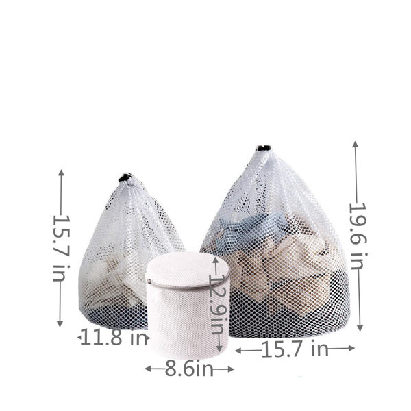 Trinx Plastic Wash Bags / Lingerie Bags - 5 Piece Set