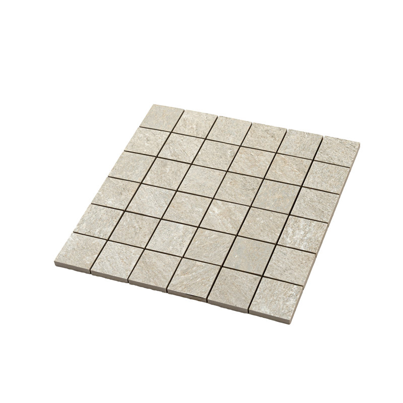 Lithos 12x12 in. White Matte Porcelain Square Wall and Floor Tile (9.6 sq ft/case, 10-Pack), Beige