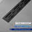 Majesta 32" Matte Black linear grid drain-126309747
