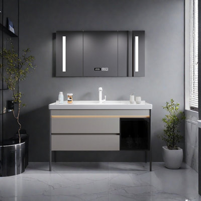 Armoire de salle de bain de style français moderne et luxueux