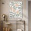 Tulipes avec toile abstraite avec fleurs abstraites par Art Remedy-104326487-104326494