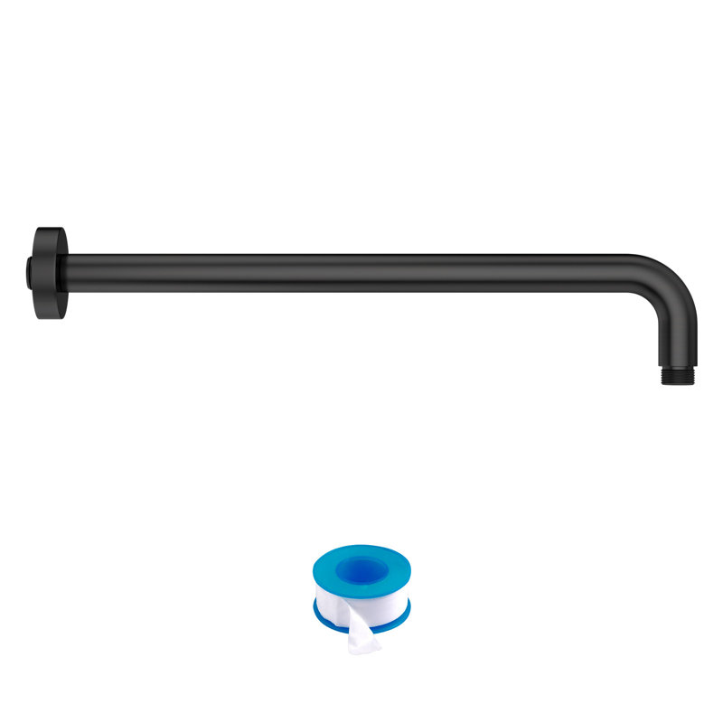 Bras d'extension de douche mural en acier inoxydable 16 po avec bras de douche, Bronze huilé