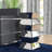 Carla Mirrored Glass Top End Table
