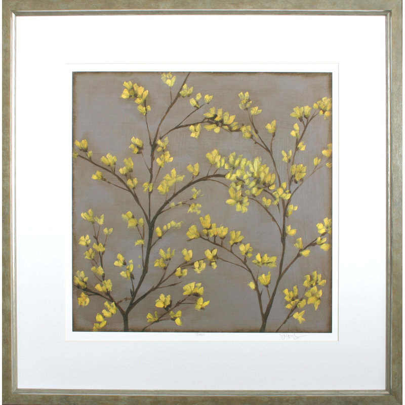 Forsythia II Print by Goldberger