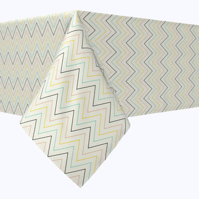 Chevron Wave Cotton Rectangles