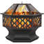 Delvallo Steel/Iron Wood Burning Fire Pit