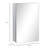Woolsey Surface Mount Frameless 1 Door Medicine Cabinet-523694760