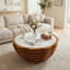 Table basse ronde, design moderne en forme de fleur pour le salon, le bureau et le café