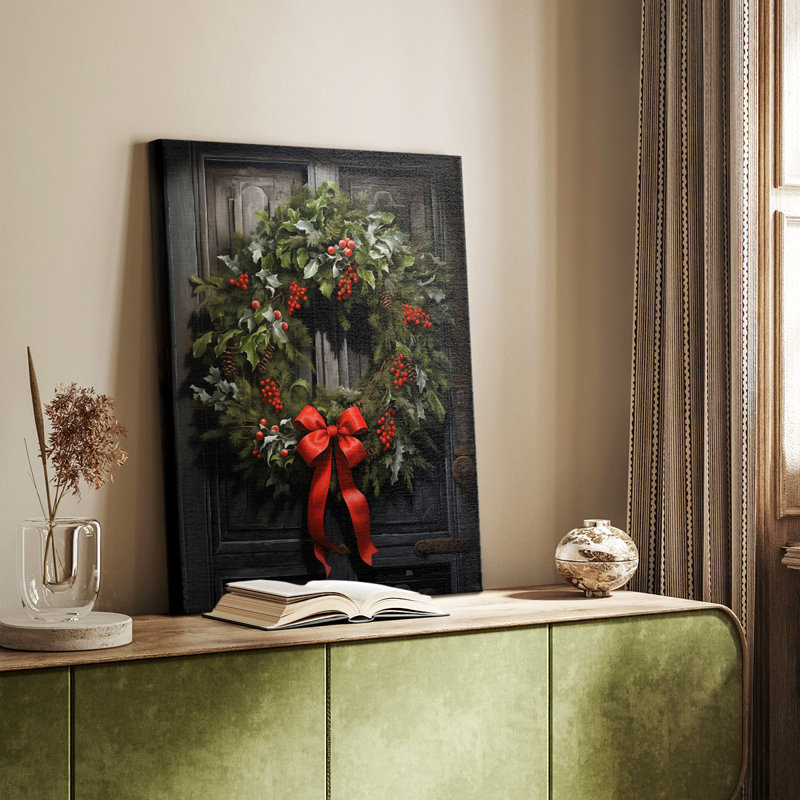 Art des Fêtes de Noël DCLxxvii - galerie Cavas sur mesure, H 27 po x l 18 po