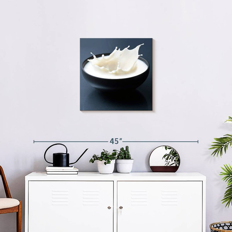 Yarlin Milk Bowl Splash, H 20 po x l 20 po