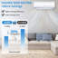 Mini climatiseur à deux blocs de 24 000 BTU, système de chauffage / climatisation à deux blocs 19 SEER activé par Wi-Fi, 208 / 230V, refroidit jusqu'à 1500 pieds carrés. Ft, climatiseur inverseur sans conduit avec thermopompe, nécessaire d'installation