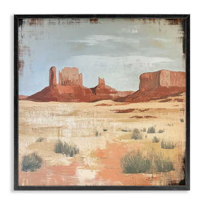 «Desert Post card Mesa», estampe numérique, design par Petal Prints Design