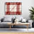 Square Pattern - White Framed Canvas Home Decor Art-119727274