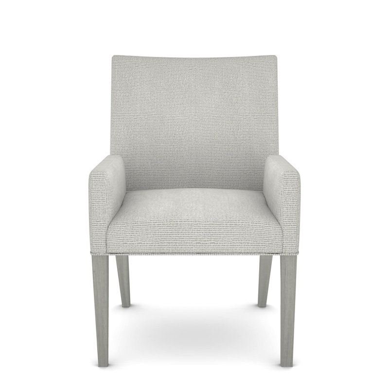 Chaise de salle à manger Axis, Callaloo coton, Gris colombe