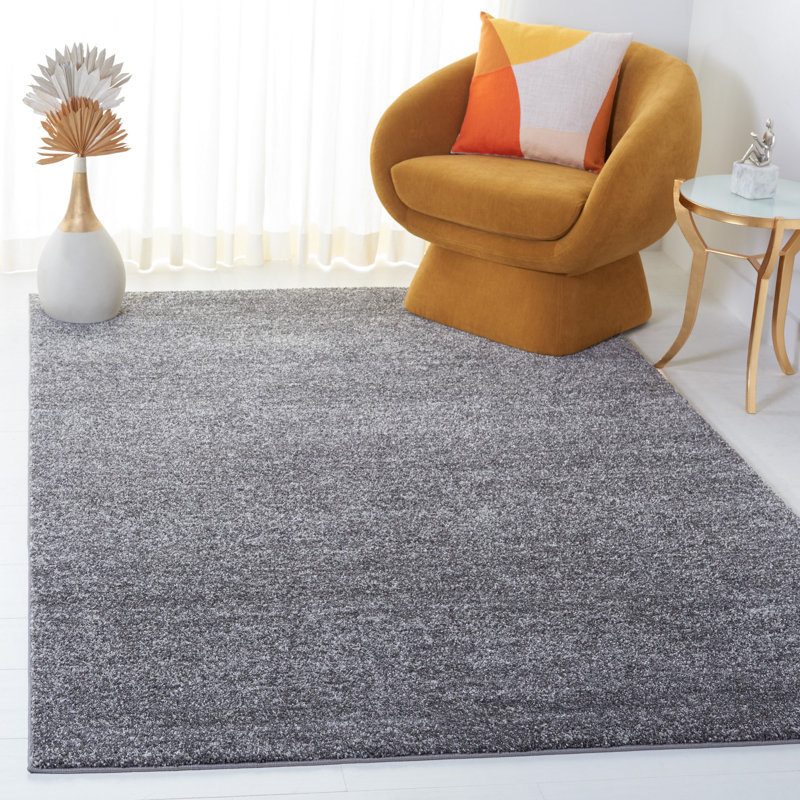Retro 500 Performance Solid Color Rug, Rectangle 5'3" x 7'6"