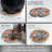 Hello Fall 2 Pack Stone Car Coasters