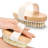 Cheer Collection Set of 2 Round and Oval Natural Bristle Exfoliating Body Brushes-124942510