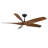 Zephyr 62'' Smart Indoor/Outdoor Ceiling Fan with 2700K-3000K-4000K-5000K Selectable LED Light Kit and Remote Control, Works With Alexa and iOS / Android App-96241625