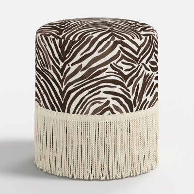 Fringe ottoman