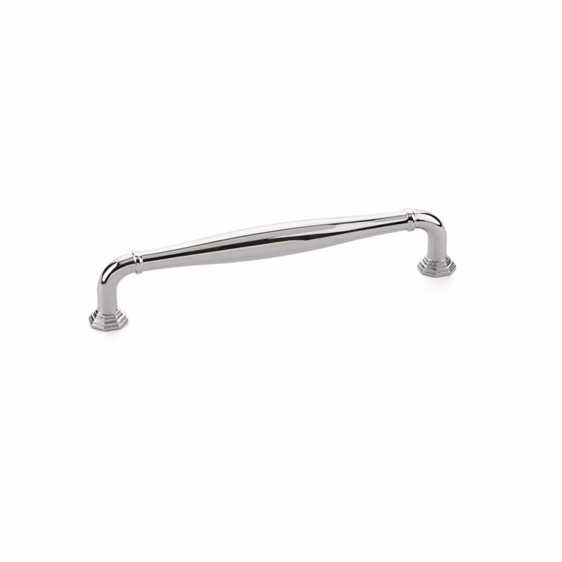 Emtek Blythe Cabinet Pull 6" cc, Polished Nickel, 6"