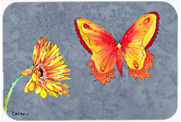Planche à découper en verre à trésors et papillons caroline Gerbera Daisy