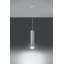 Jacky 1 - Light Black Cylinder Pendant-500155599-453993381