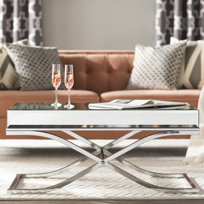Skakke Glass Top Coffee Table
