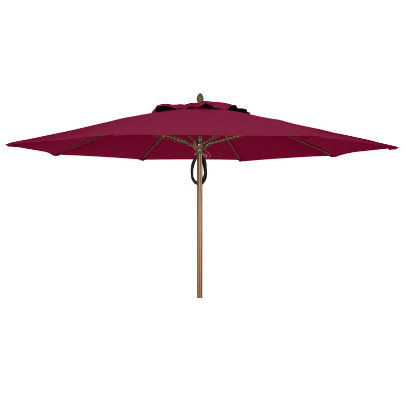 Parasol de marché 11 'Prestige, Bourgogne, Bronze champagne