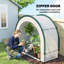 Outsunny Foldable Small Greenhouse Mini Greenhouse 200 x 80 x 164 cm Green