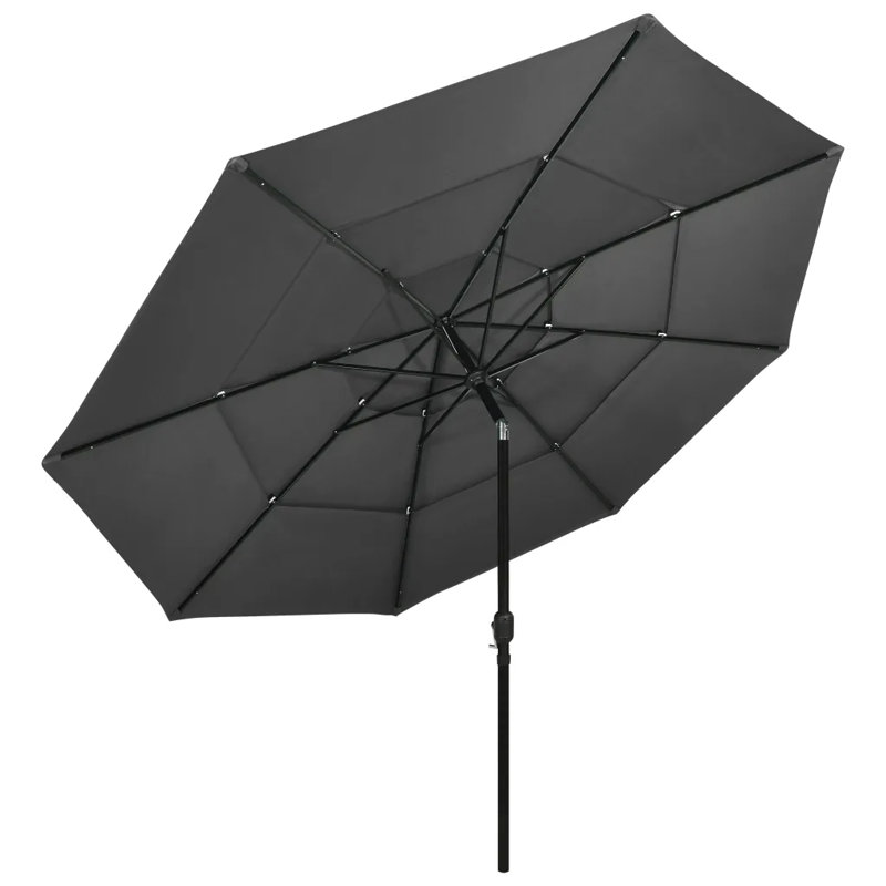 Nebraska 260cm Cantilever Parasol, Anthracite