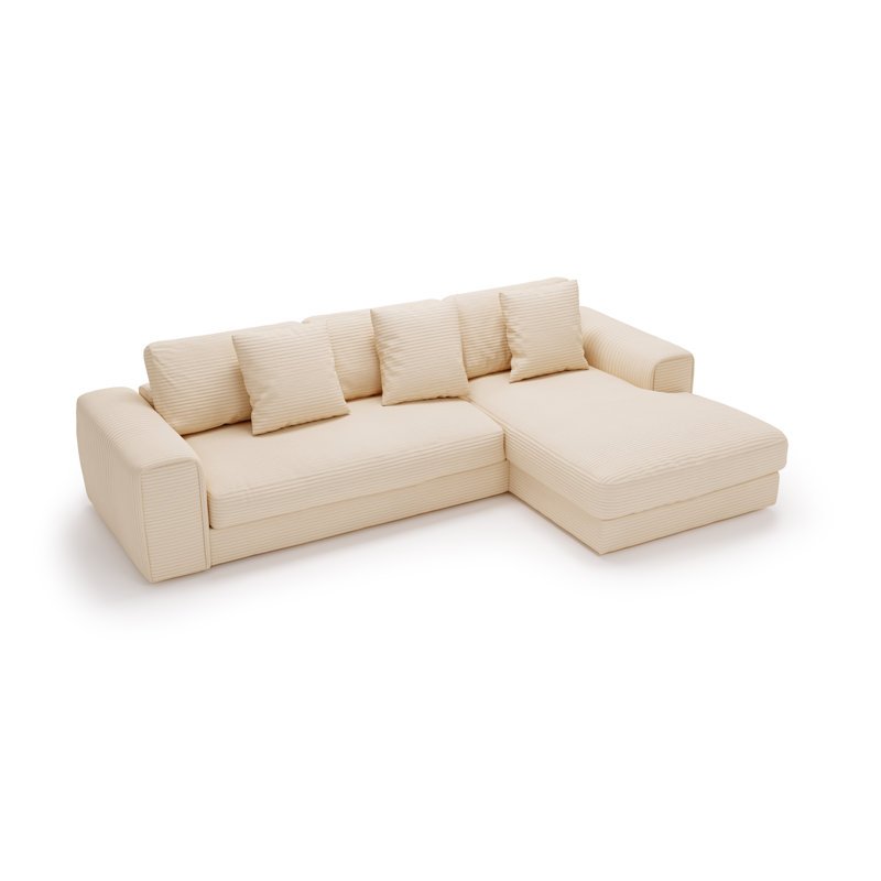 Tarren 3 Seater Corner Sofa , Beige