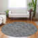Premium Machine Washable Prisco Gray Rug