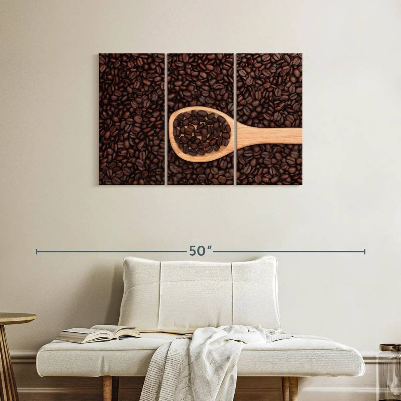 Yarlin Coffee Beans On Spoon, 24" H x 38" W
