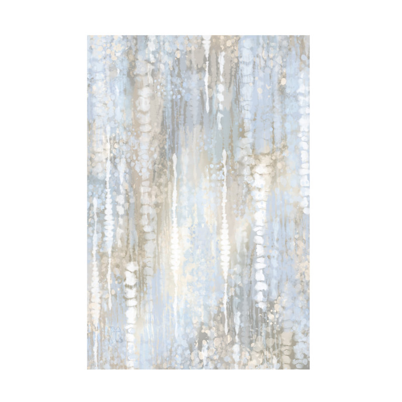 Art abstrait sur toile Tina Lavoie, H 12 po x l 19 po