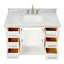 Magnolia Bath Vanity Rectangular Basin S043SCWRV-823497162-839572196