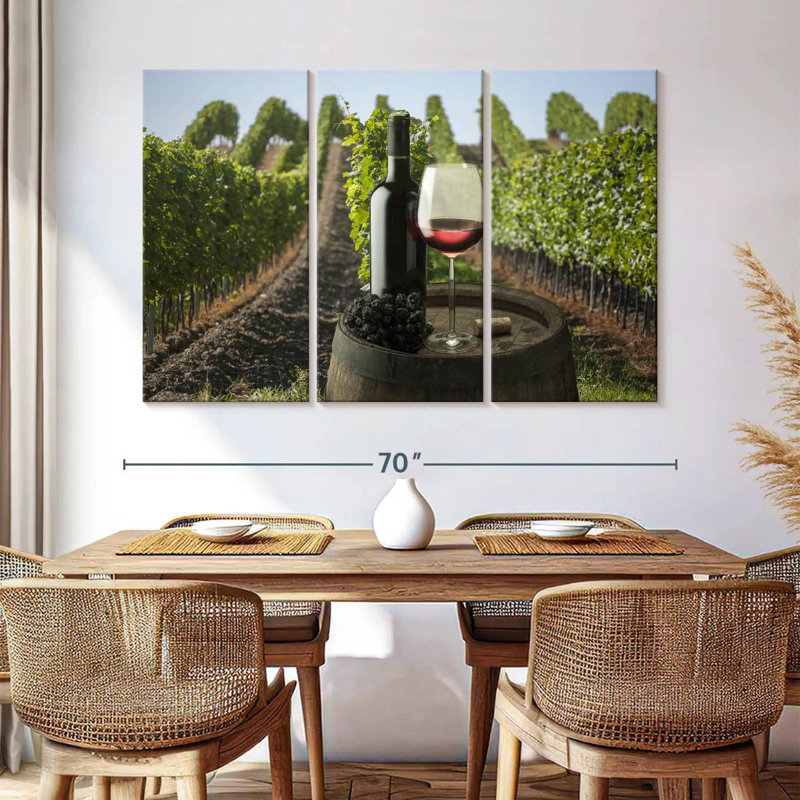Yarlin Vineyard Wine Tasting, 42" H x 65" W