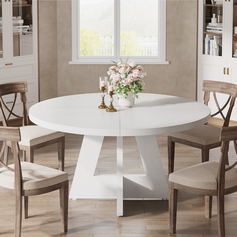 120Cm Dining Table, White
