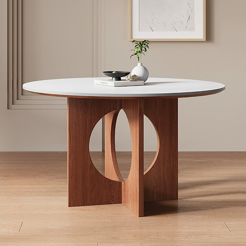 Table de salle à manger noire en pierre frittée, H 29,53 po x L 39,37 po x l 39,37 po